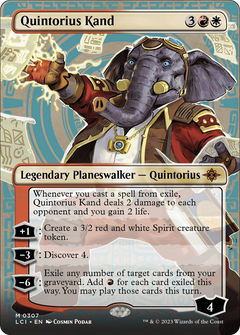 Quintorius Kand (0307) (Borderless) [The Lost Caverns of Ixalan]-1