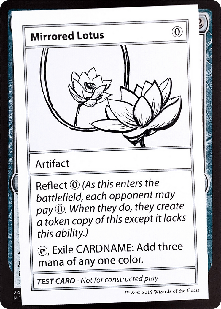 Mirrored Lotus (2021 Edition) [Mystery Booster Playtest Cards]-1