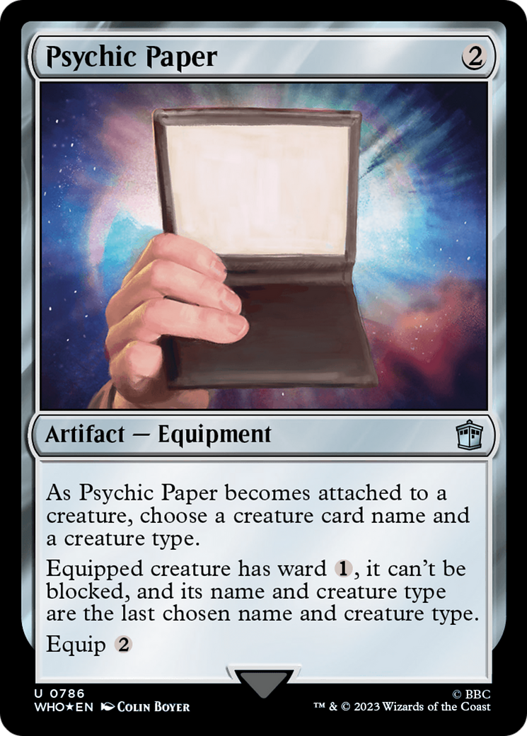 Psychic Paper (Surge Foil) [Doctor Who]-1