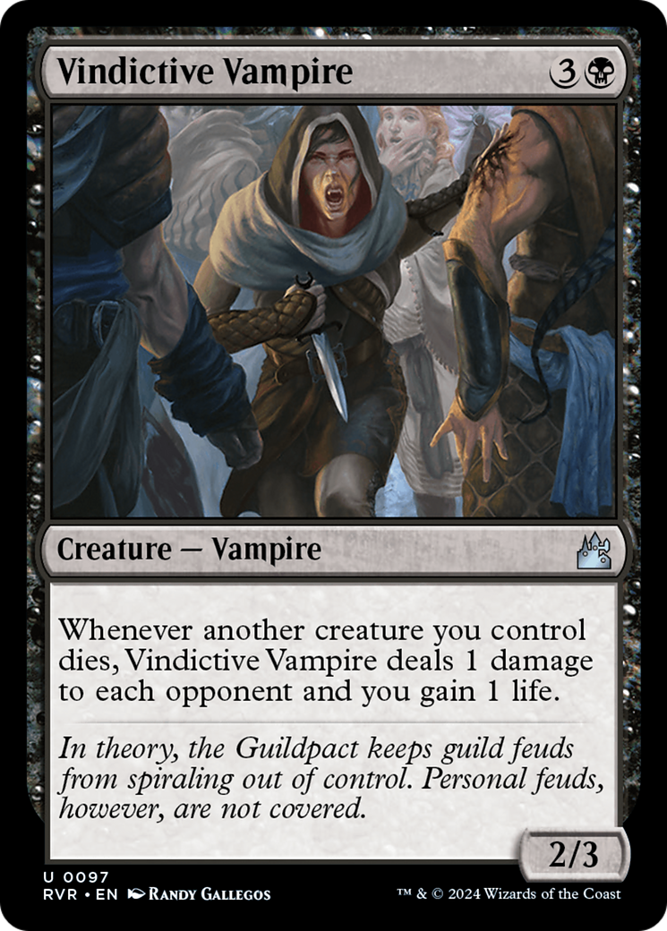 Vindictive Vampire (RVR-097) - Ravnica Remastered-1