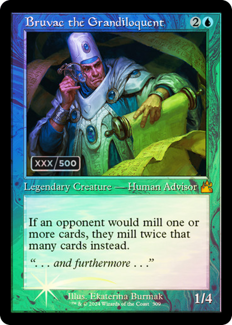 Bruvac the Grandiloquent (Retro) (Serialized) [Ravnica Remastered]-1