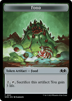 Mouse // Food (0011) Double-Sided Token [Wilds of Eldraine Tokens]-2