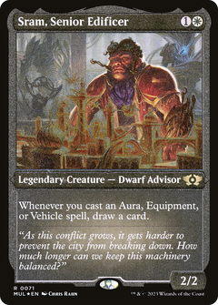 Sram, Senior Edificer (Foil Etched) [Multiverse Legends]-1