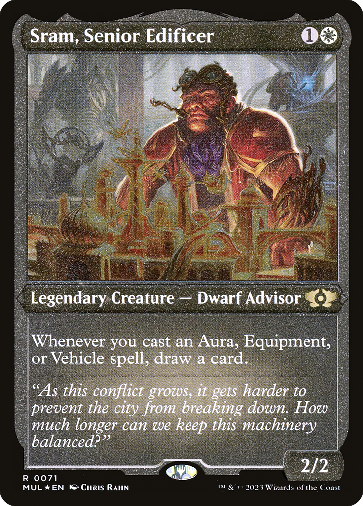 Sram, Senior Edificer (Foil Etched) [Multiverse Legends]-1