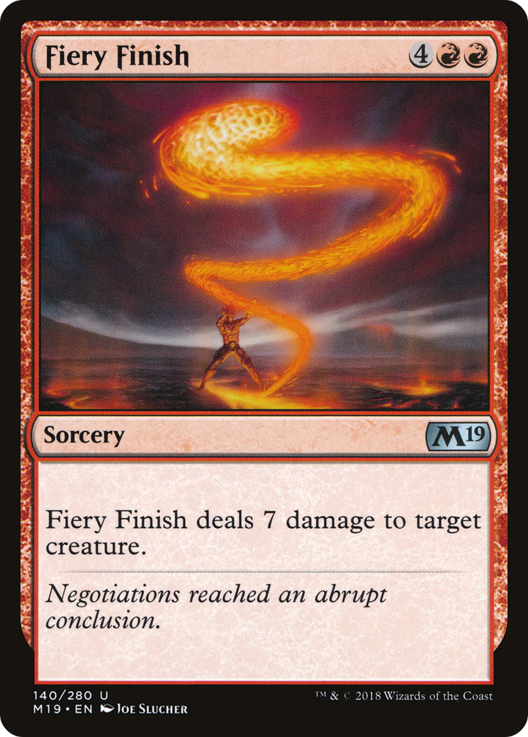 Fiery Finish [Core Set 2019]-1