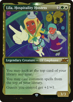 Lila, Hospitality Hostess (Showcase) (Galaxy Foil) [Unfinity]-1