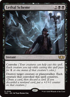 Lethal Scheme [Tarkir: Dragonstorm Commander]-1