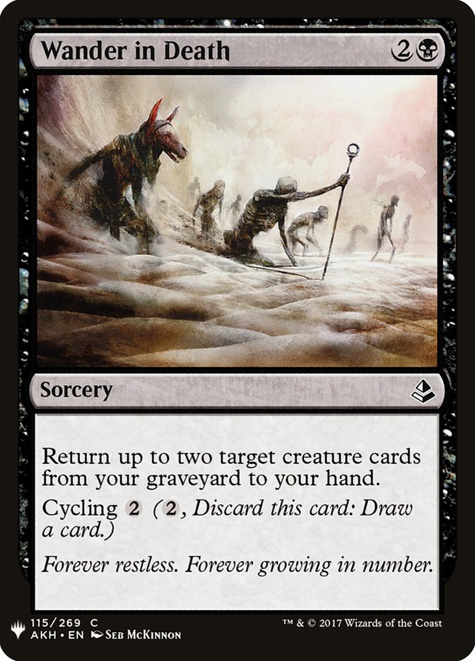 Wander in Death [Mystery Booster]-1