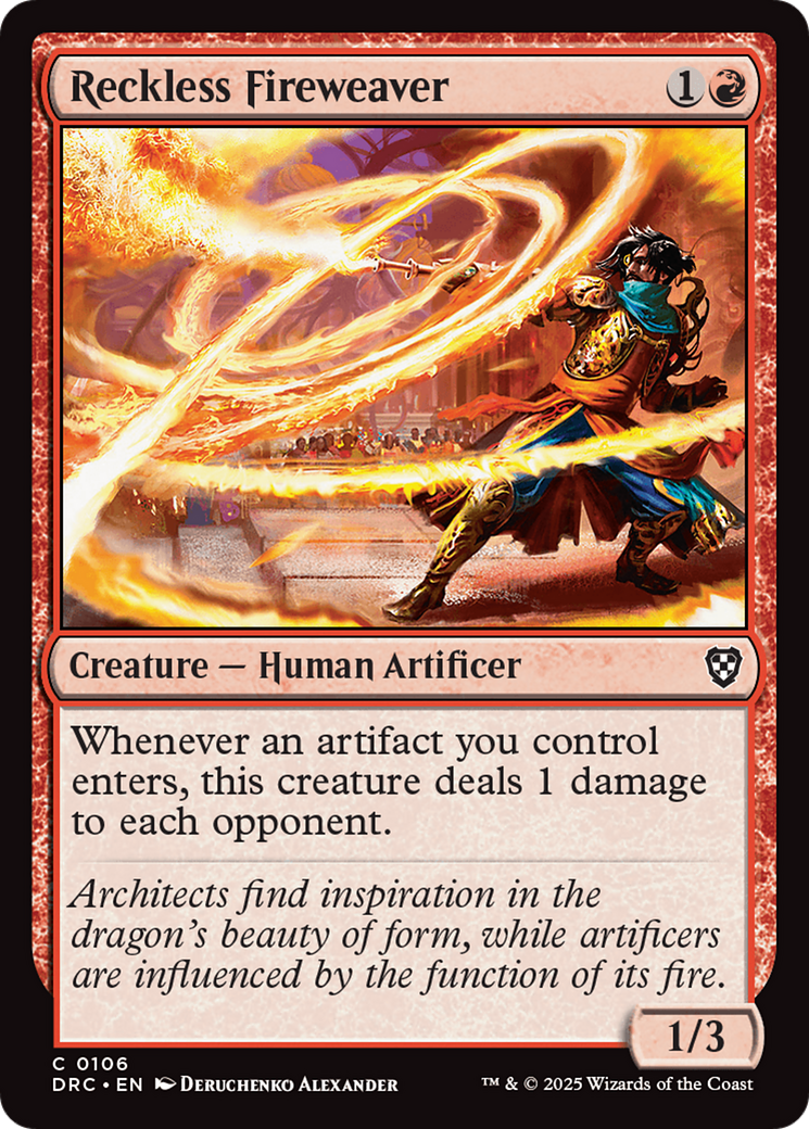 Reckless Fireweaver [Aetherdrift Commander]-1