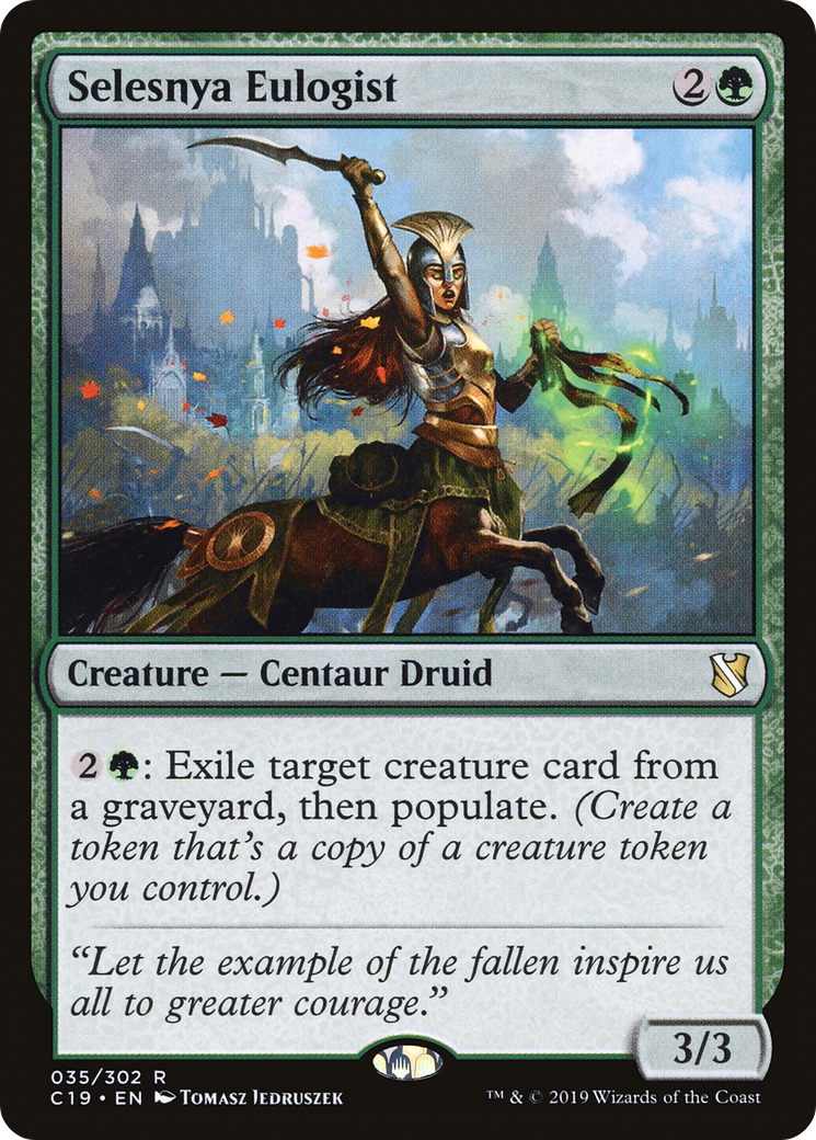 Selesnya Eulogist [Commander 2019]-1