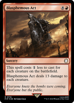 Blasphemous Act (Surge Foil) [Fallout]-1
