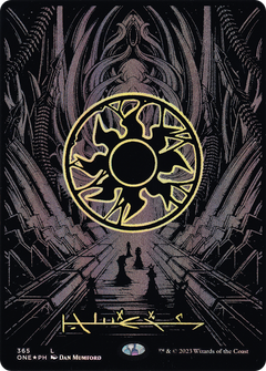 Plains (365) (Oil Slick Raised Foil) [Phyrexia: All Will Be One]-1