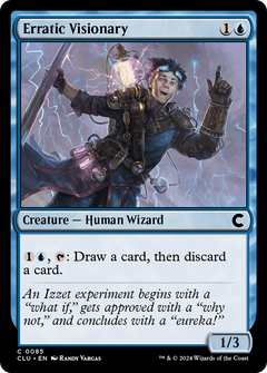 Erratic Visionary [Ravnica: Clue Edition]-1
