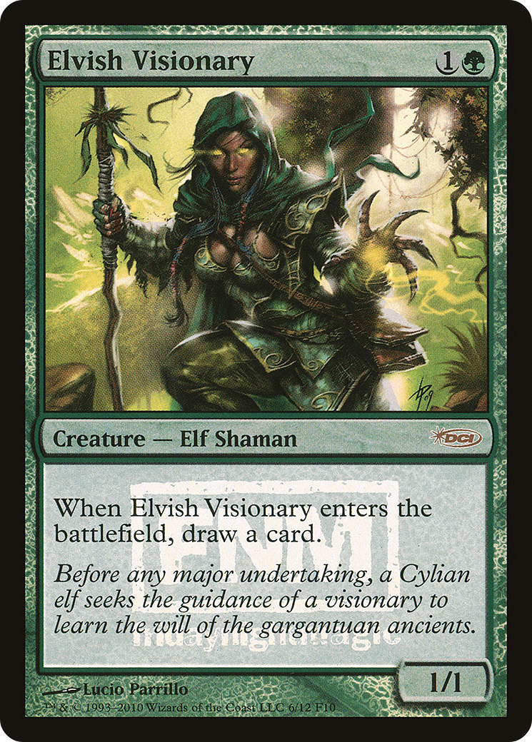 Elvish Visionary [Friday Night Magic 2010]-1