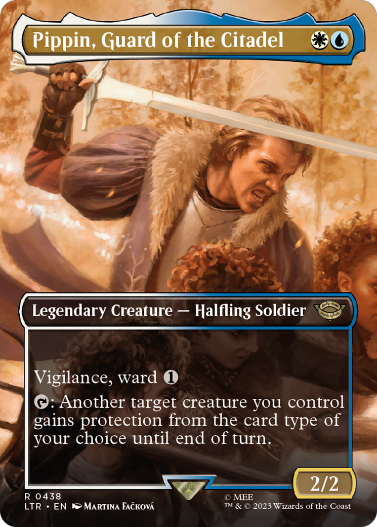 Pippin, Guard of the Citadel (Borderless Alternate Art) [The Lord of the Rings: Tales of Middle-Earth]-1
