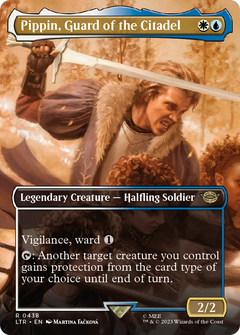 Pippin, Guard of the Citadel (Borderless Alternate Art) [The Lord of the Rings: Tales of Middle-Earth]-1