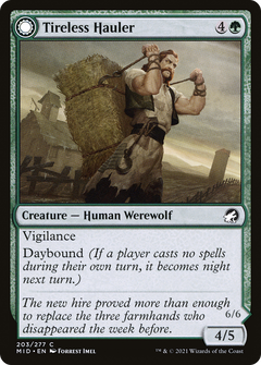 Tireless Hauler // Dire-Strain Brawler [Innistrad: Midnight Hunt]-3