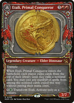 Etali, Primal Conqueror // Etali, Primal Sickness (Showcase Planar Booster Fun) [March of the Machine]-3