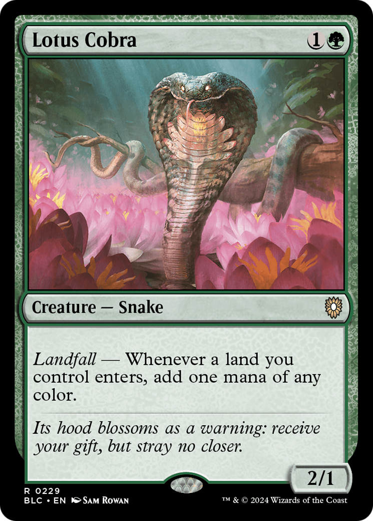 Lotus Cobra [Bloomburrow Commander]-1