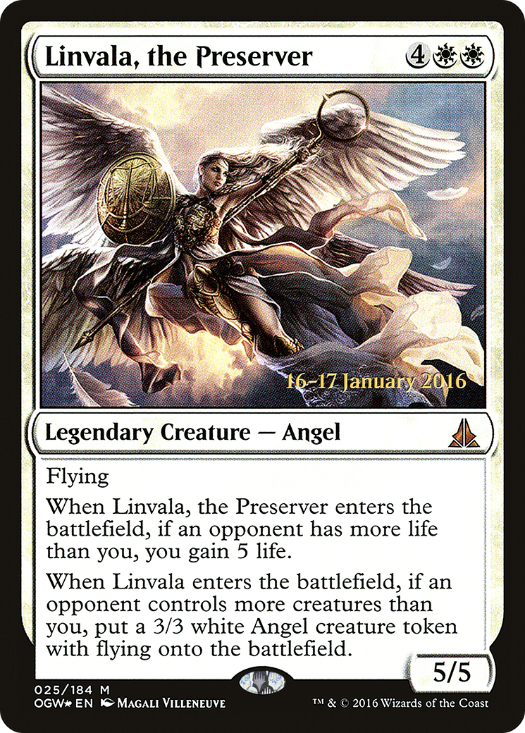 Linvala, the Preserver [Oath of the Gatewatch Prerelease Promos]-1