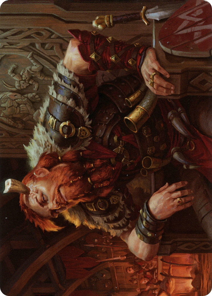 Arni Brokenbrow // Arni Brokenbrow (ASKHM-030) - Art Series: Kaldheim (Borderless) Foil-3