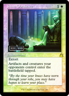 Blind Obedience (Retro) (Serialized) [Ravnica Remastered]-1