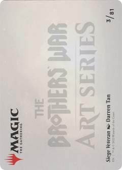 Siege Veteran // Siege Veteran (ABRO-003) - The Brothers' War Art Series (Borderless)-2