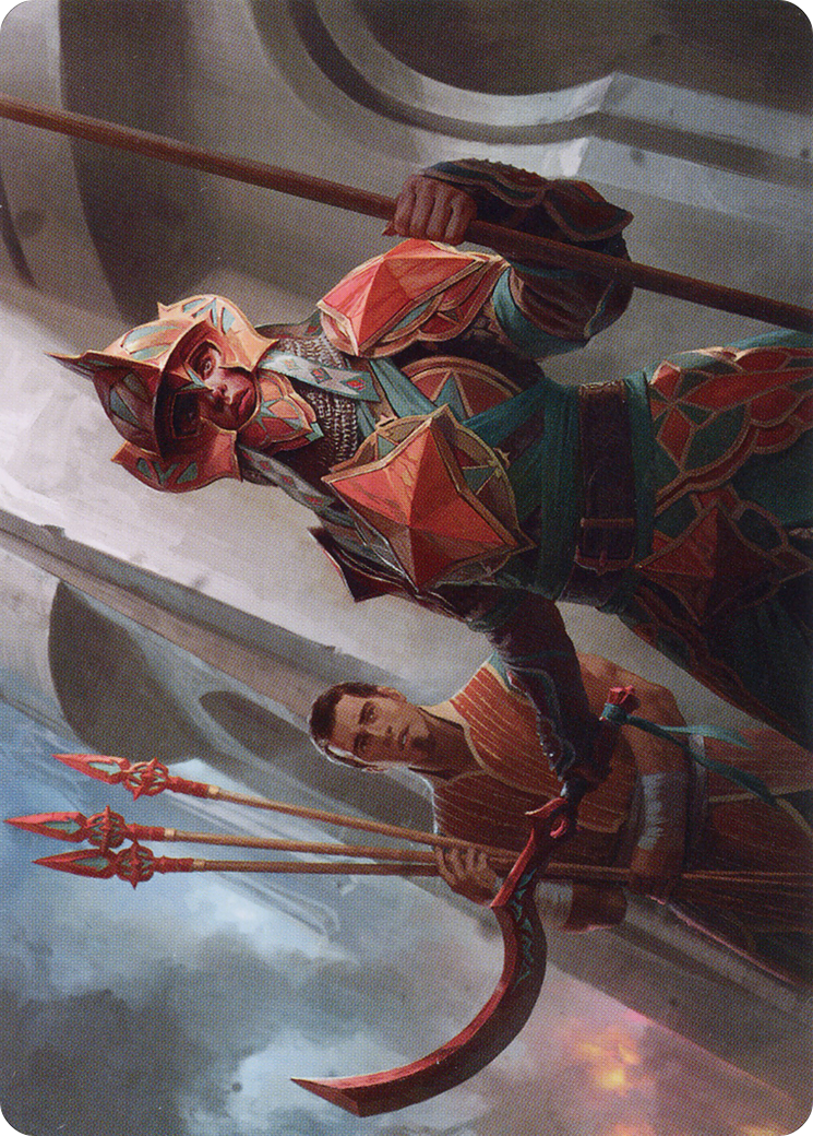 Siege Veteran // Siege Veteran (ABRO-003) - The Brothers' War Art Series (Borderless)-3
