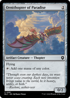 Ornithopter of Paradise [Bloomburrow Commander]-1