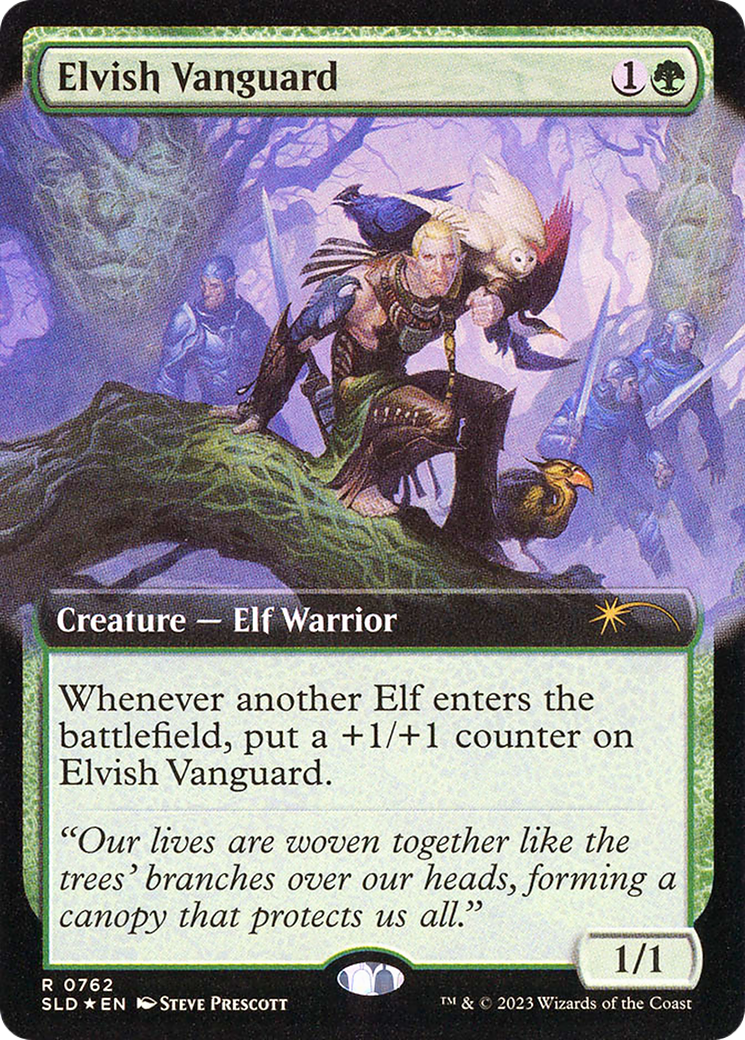 Elvish Vanguard (Extended Art) [Secret Lair Drop Series]-1