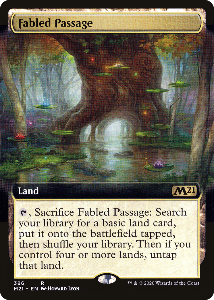 Fabled Passage (Extended Art) [Core Set 2021]-1