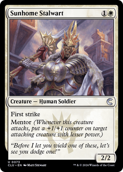 Sunhome Stalwart [Ravnica: Clue Edition]-1