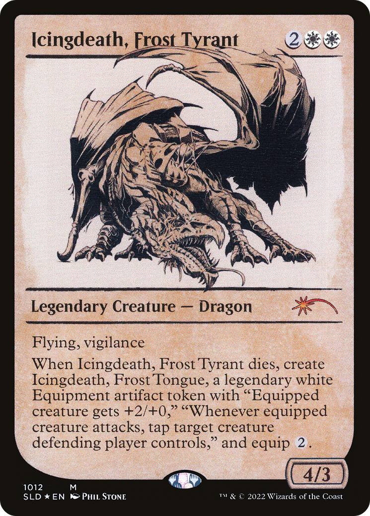 Icingdeath, Frost Tyrant (Showcase) [Secret Lair Drop Series]-1