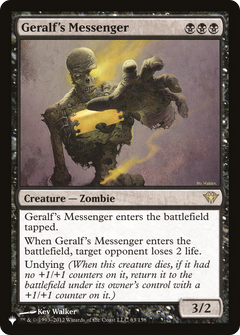 Geralf's Messenger [The List]-1