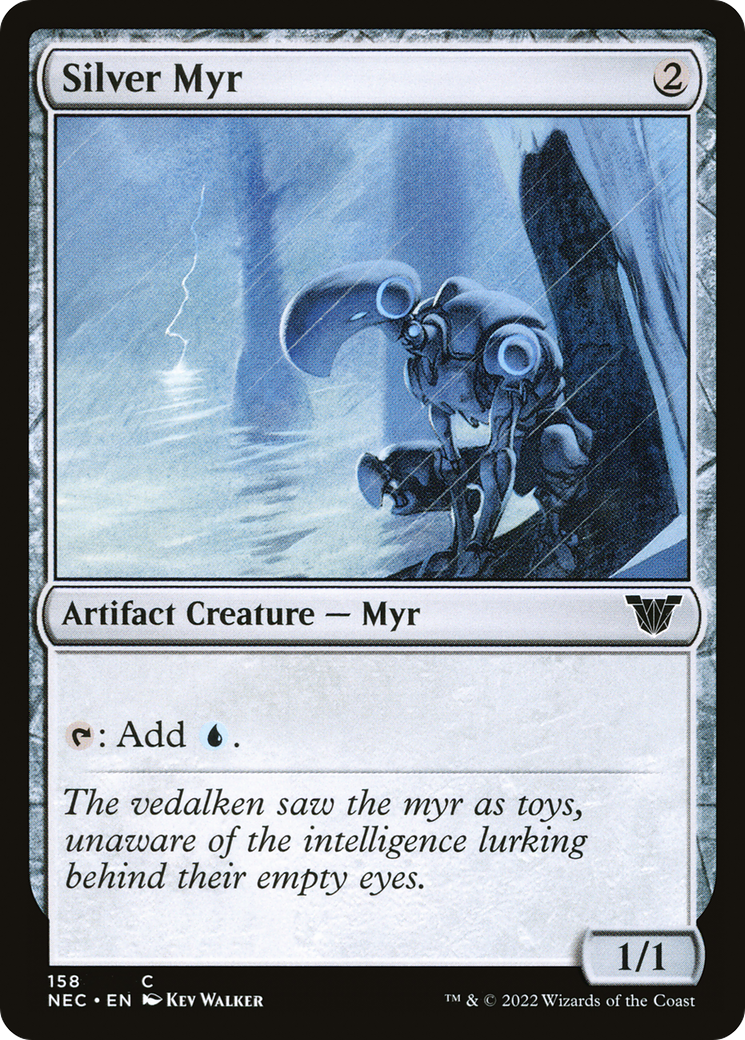 Silver Myr [Kamigawa: Neon Dynasty Commander]-1