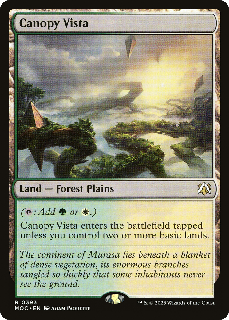 Canopy Vista [March of the Machine Commander]-1