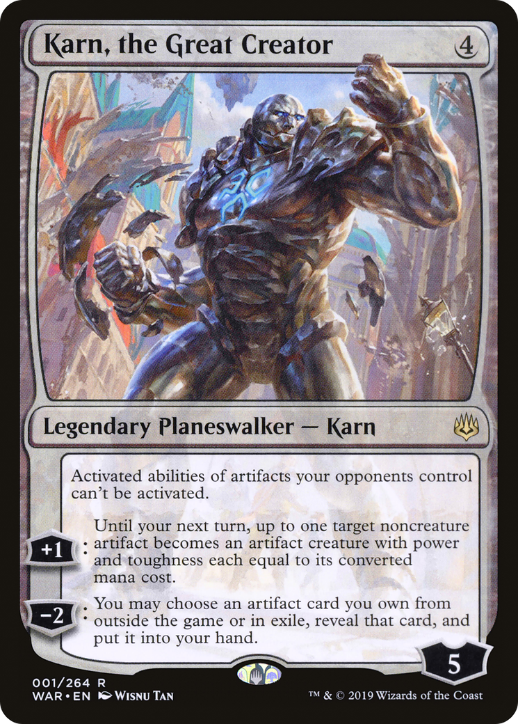 Karn, the Great Creator [War of the Spark]-1