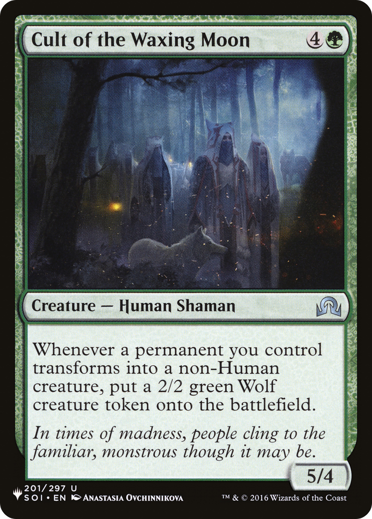 Cult of the Waxing Moon [The List]-1
