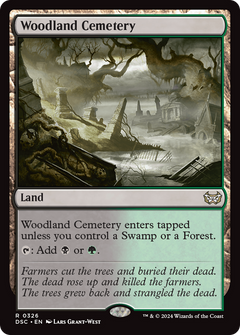 Woodland Cemetery [Duskmourn: House of Horror Commander]-1