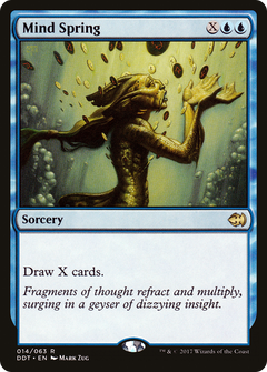 Mind Spring [Duel Decks: Merfolk vs. Goblins]-1