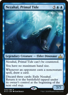 Nezahal, Primal Tide (Promo Pack) [Rivals of Ixalan Promos]-1