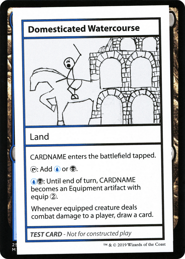 Domesticated Watercourse (2021 Edition) [Mystery Booster Playtest Cards]-1