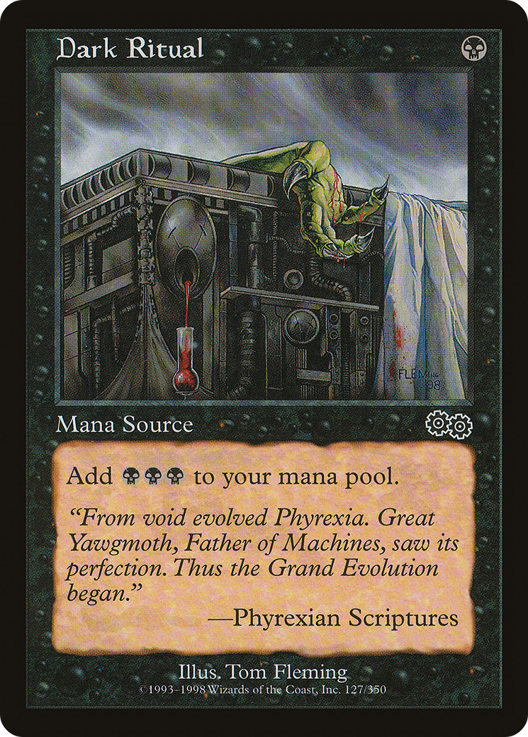 Dark Ritual [Urza's Saga]-1
