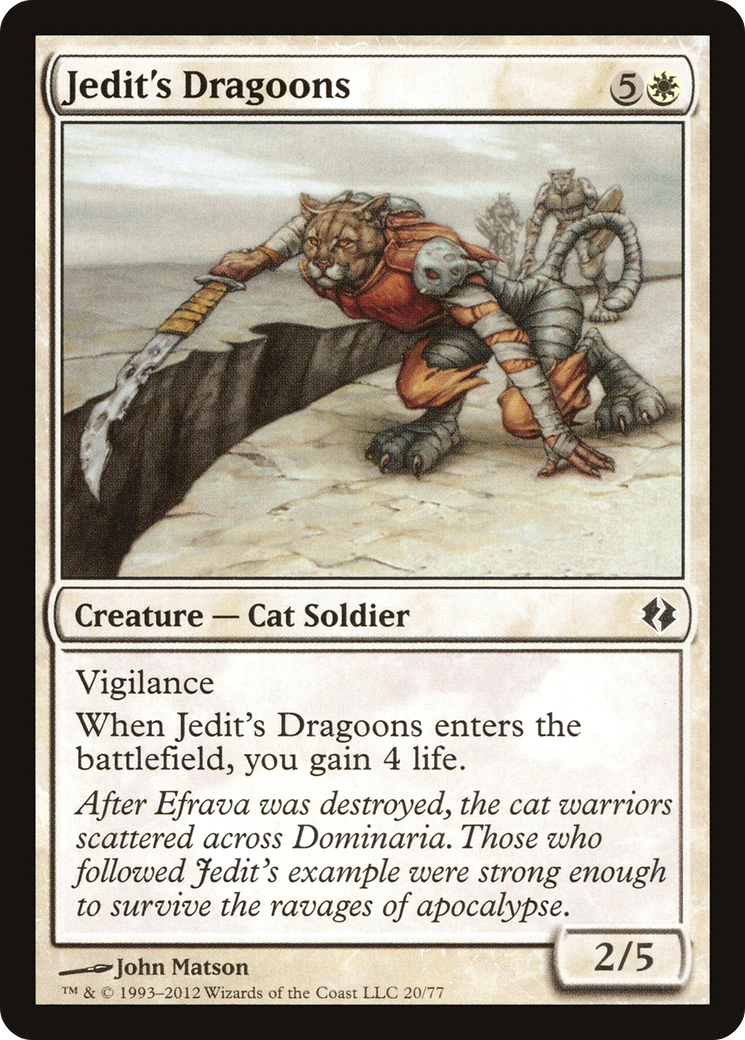 Jedit's Dragoons [Duel Decks: Venser vs. Koth]-1