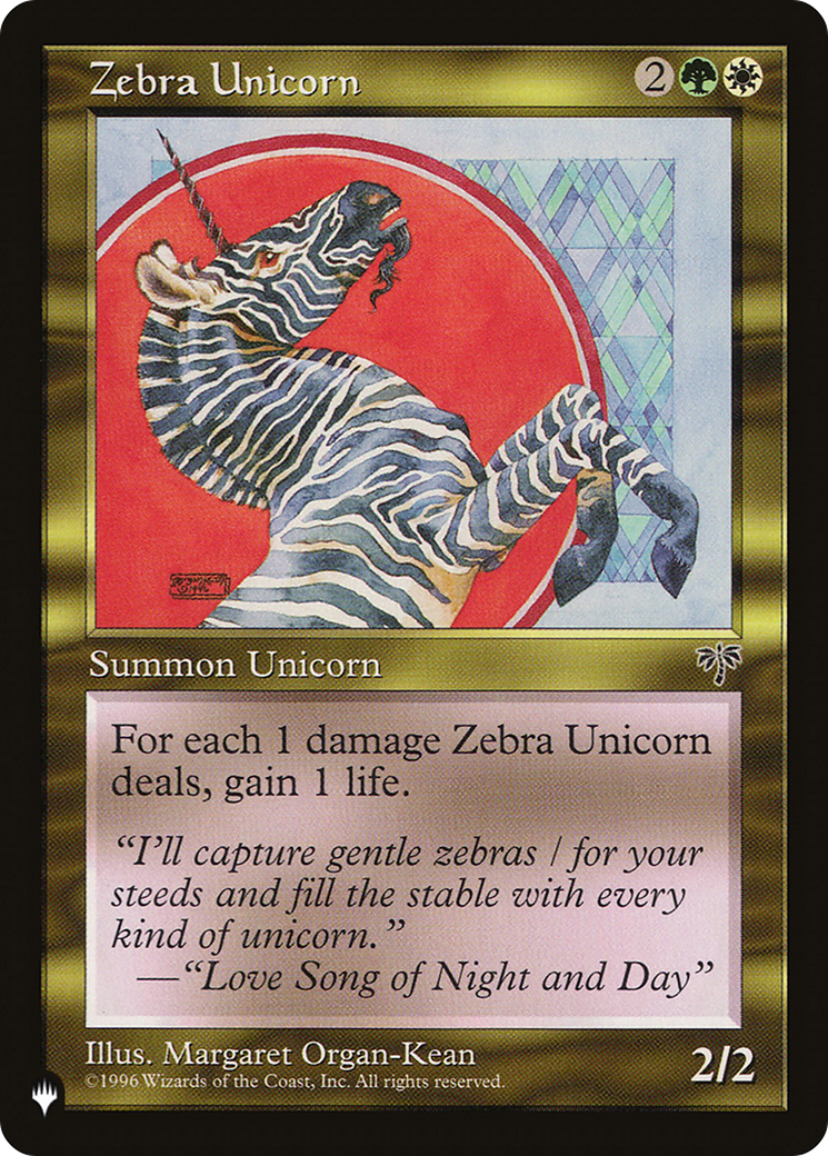 Zebra Unicorn [The List]-1