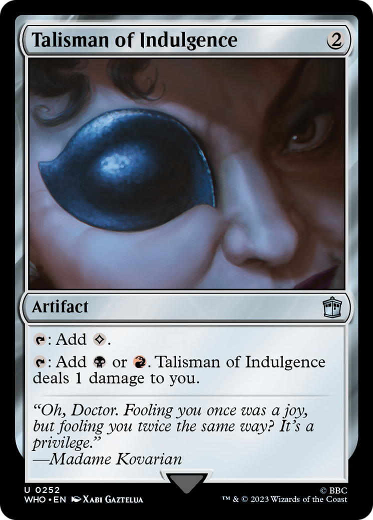 Talisman of Indulgence [Doctor Who]-1