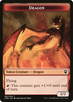 Dragon Token (CMR-007) - Commander Legends Tokens Foil-1