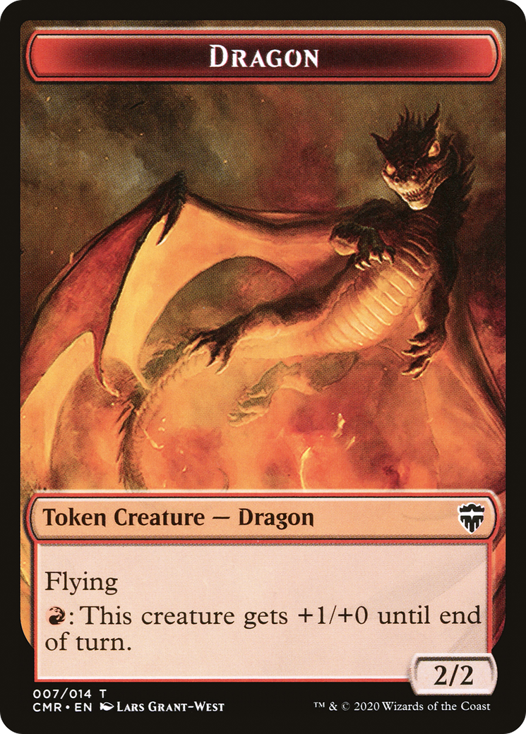 Dragon Token (CMR-007) - Commander Legends Tokens Foil-1