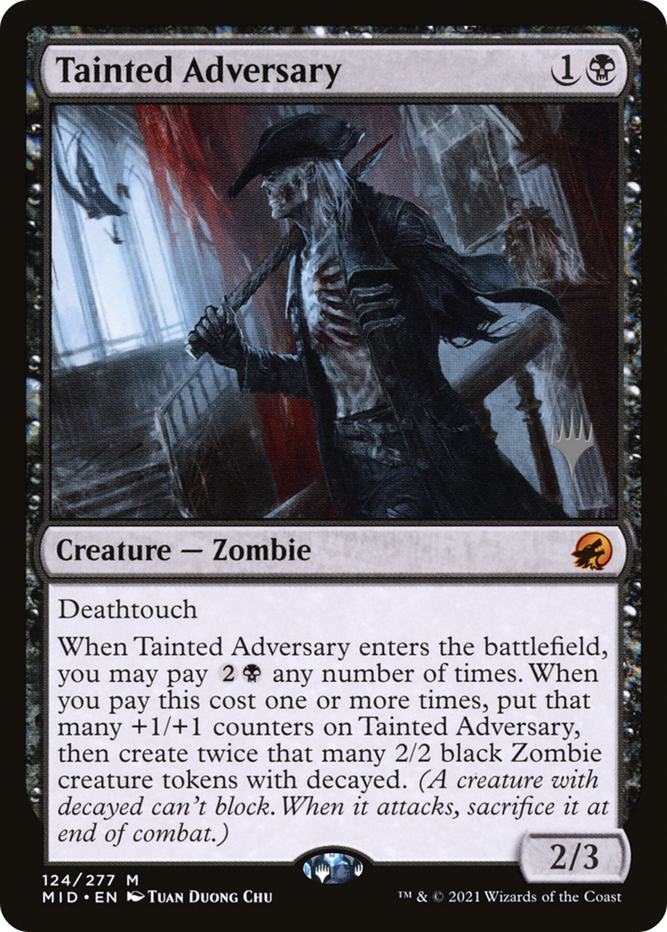Tainted Adversary (Promo Pack) [Innistrad: Midnight Hunt Promos]-1