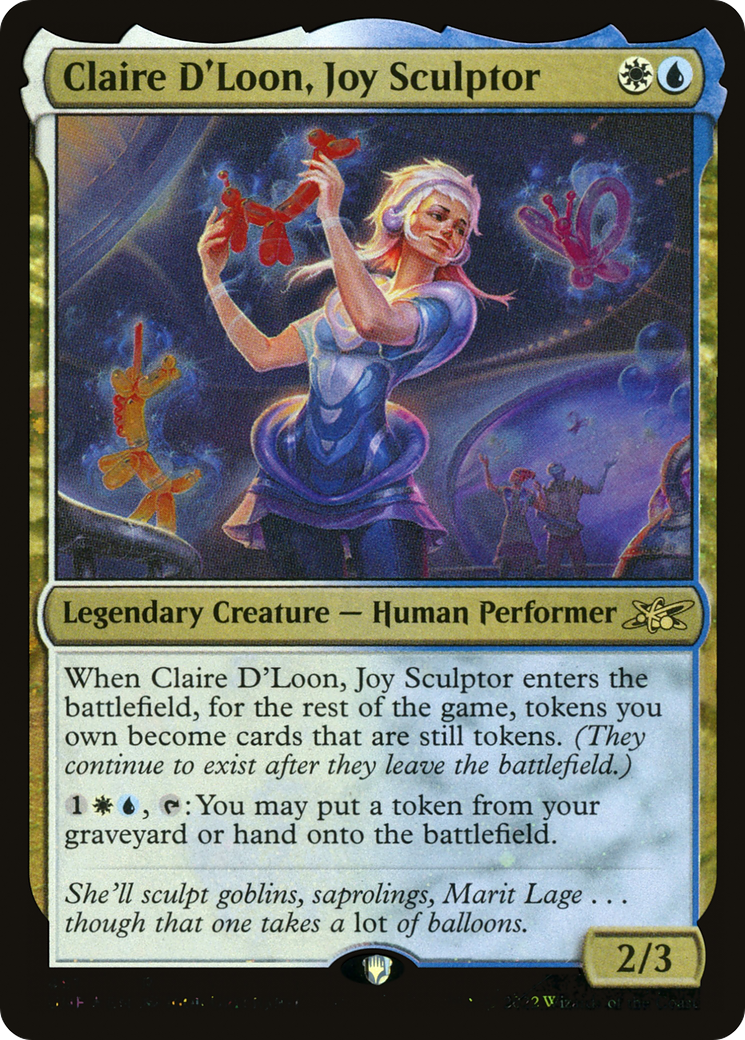 Claire D'Loon, Joy Sculptor (Galaxy Foil) [Unfinity]-1